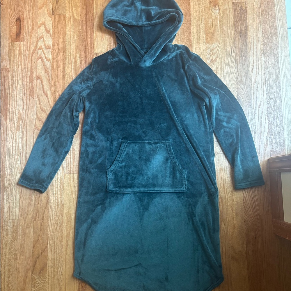 32 Degrees Women's Hooded Pajama in Dark Teal